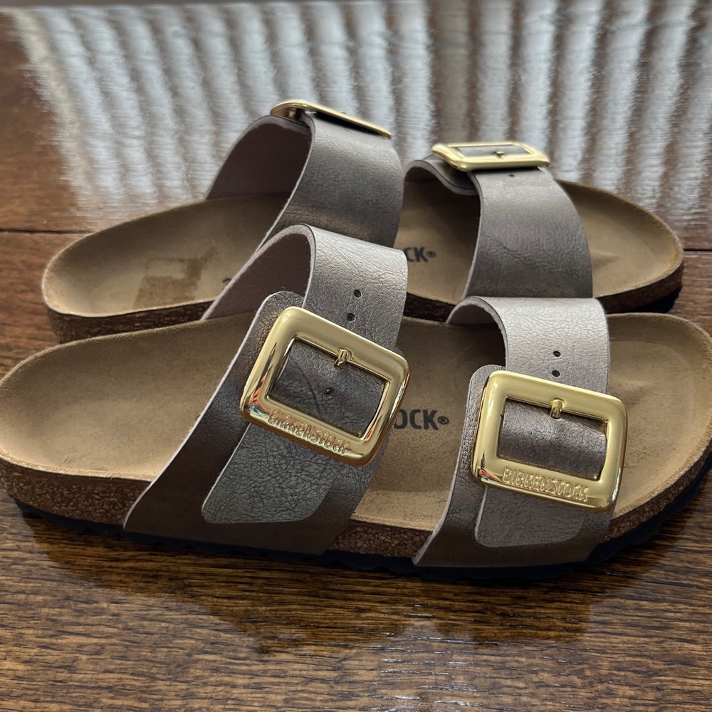 Birkenstock Arizona Graceful Taupe Sandals - Picture 2 of 6
